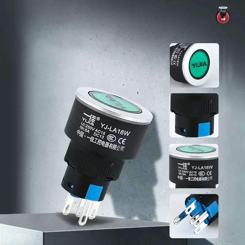 Ultracienne przełącznik przycisku